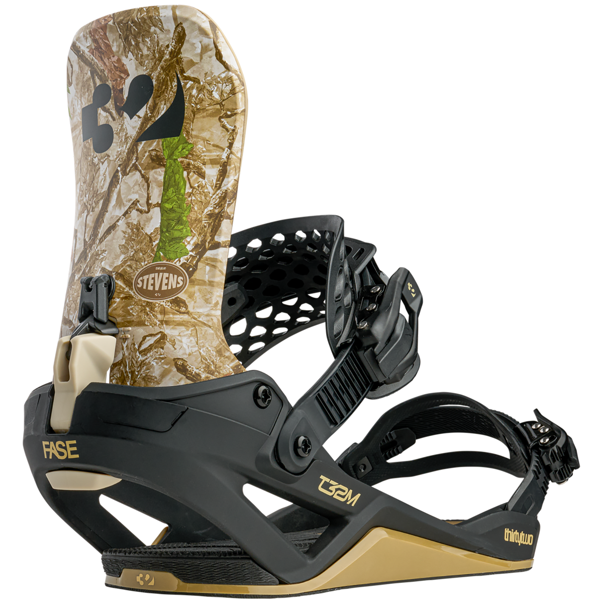 thirtytwo T32M FASE Snowboard Bindings 2027 Stevens Brown/Black