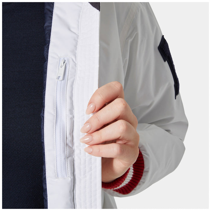 Helly Hansen Apres Varsity Jacket - Women's White