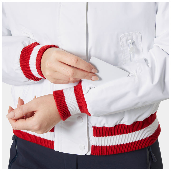 Helly Hansen Apres Varsity Jacket - Women's White