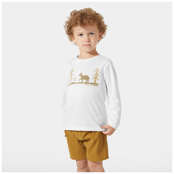 Helly Hansen Tech Graphic Long-Sleeve Top - Kids' White