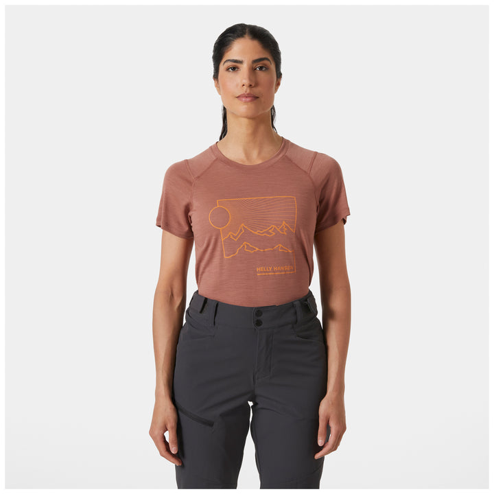 Helly Hansen Durawool Graphic T-Shirt - Women's Cedarwood