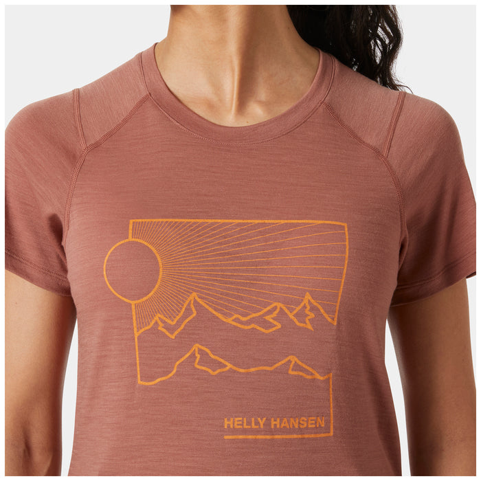 Helly Hansen Durawool Graphic T-Shirt - Women's Cedarwood