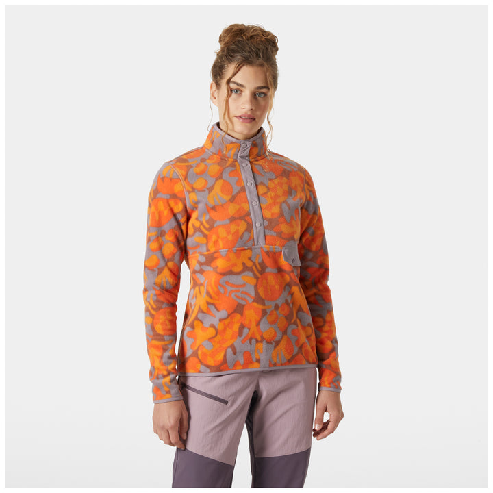 Helly Hansen Maridalen Printed Fleece - Women's Bonfire Bru