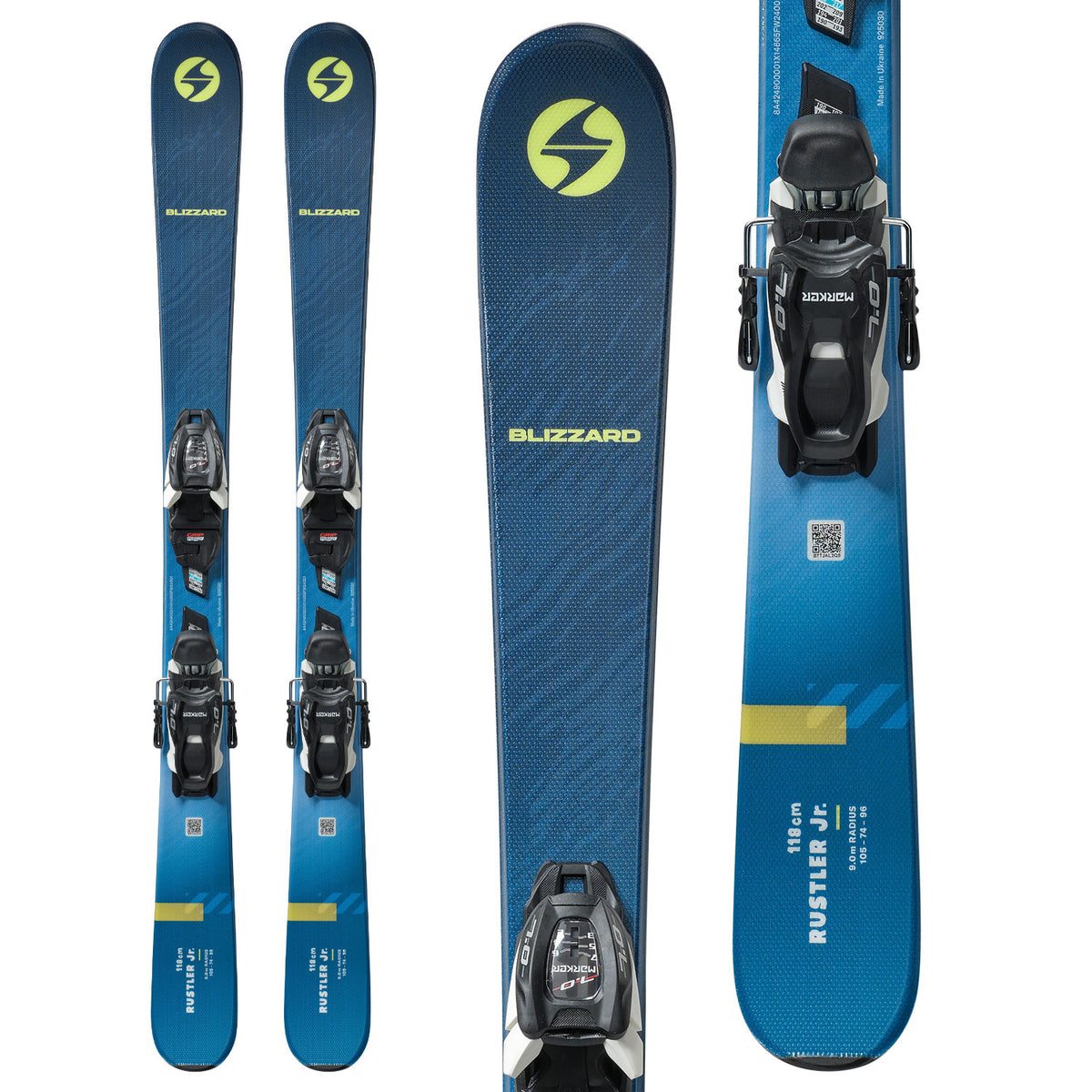 Blizzard Rustler Twin Jr Skis + 7.0 FDT WB Bindings - Kids' 2026