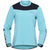 Norrona Skibotn Equaliser Tech Long-Sleeve Jersey - Women's Aqua Haze/Caviar Black