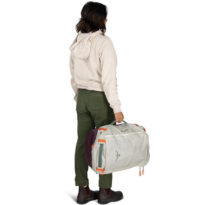 Osprey Transporter 40 Duffle Bag Mystery White