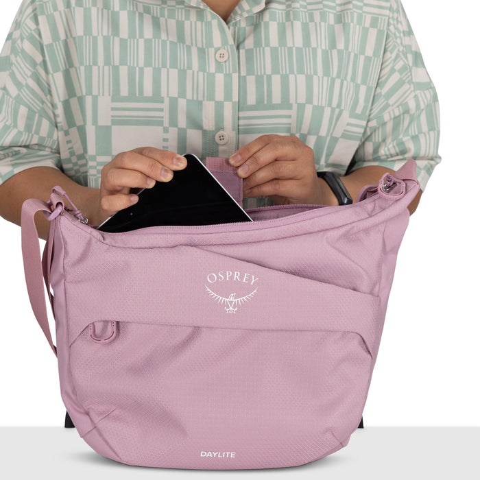 Osprey Daylite Crossbody Pouch Bag Iris Pink