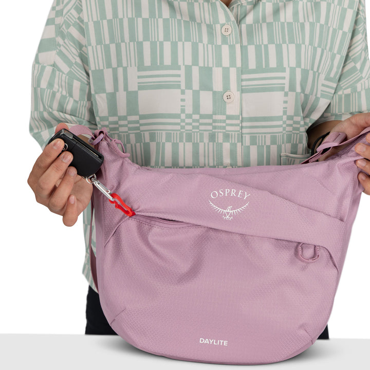 Osprey Daylite Crossbody Pouch Bag Iris Pink
