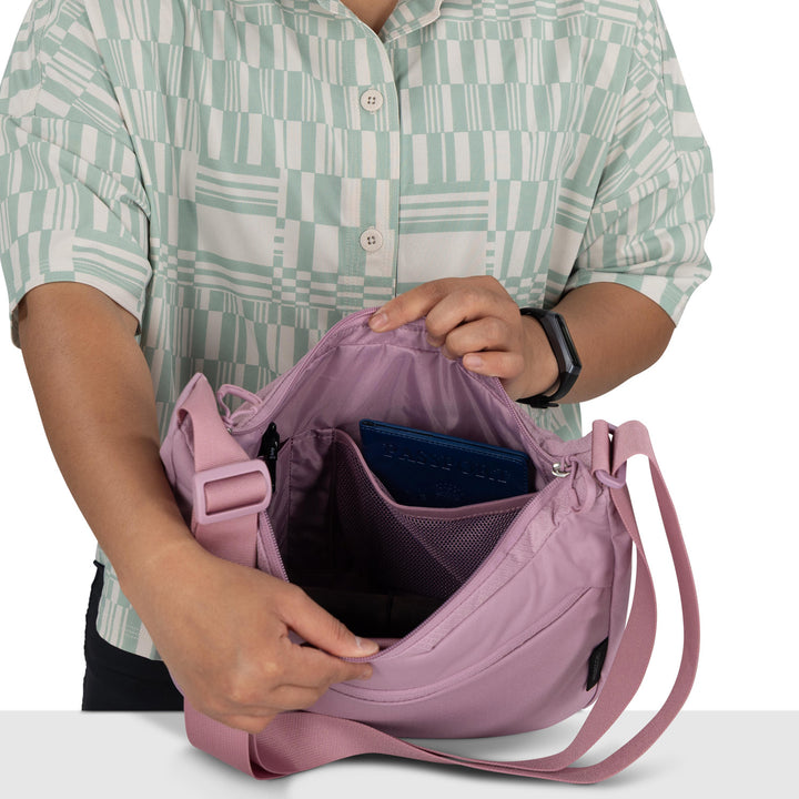 Osprey Daylite Crossbody Pouch Bag Iris Pink