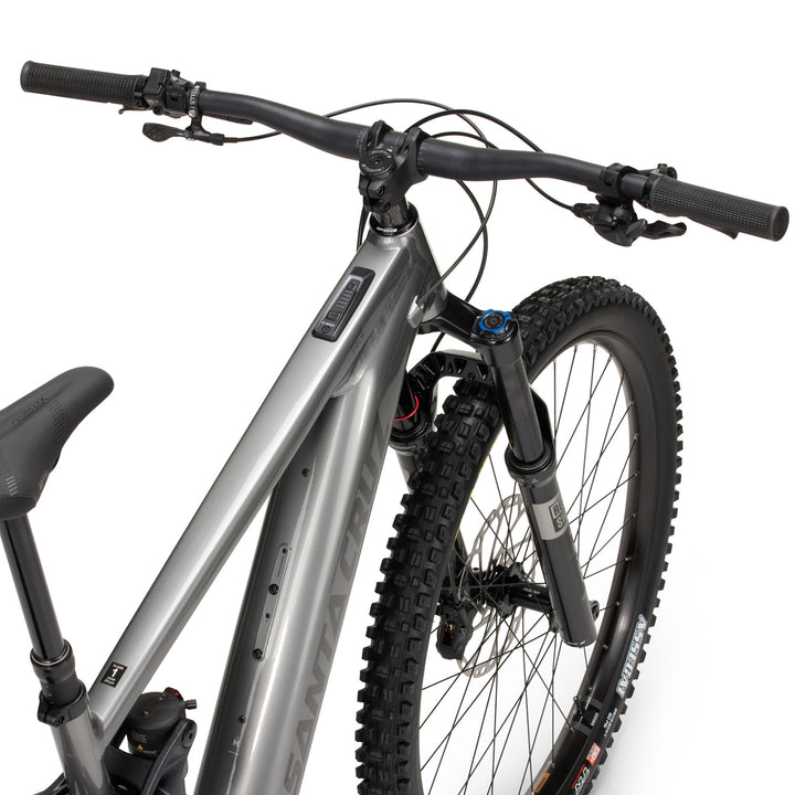 Santa Cruz Vala 1 AL Deore E-Mountain Bike 2026 Gloss Lunar Gray