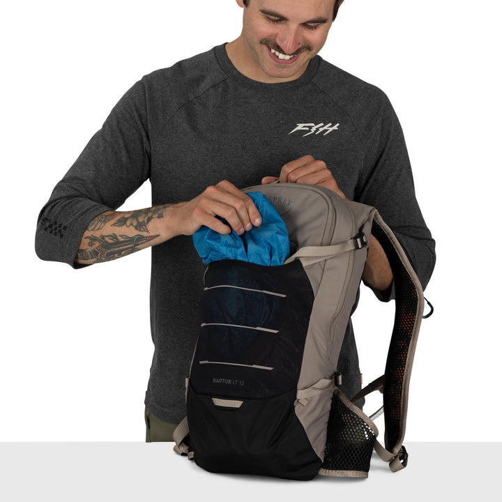Osprey Raptor LT 12 Hydration Pack Pediment Grey-Black