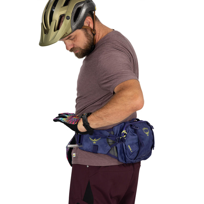 Osprey Seral 4 Hydration Waist Pack Botswana Purple Dust Print