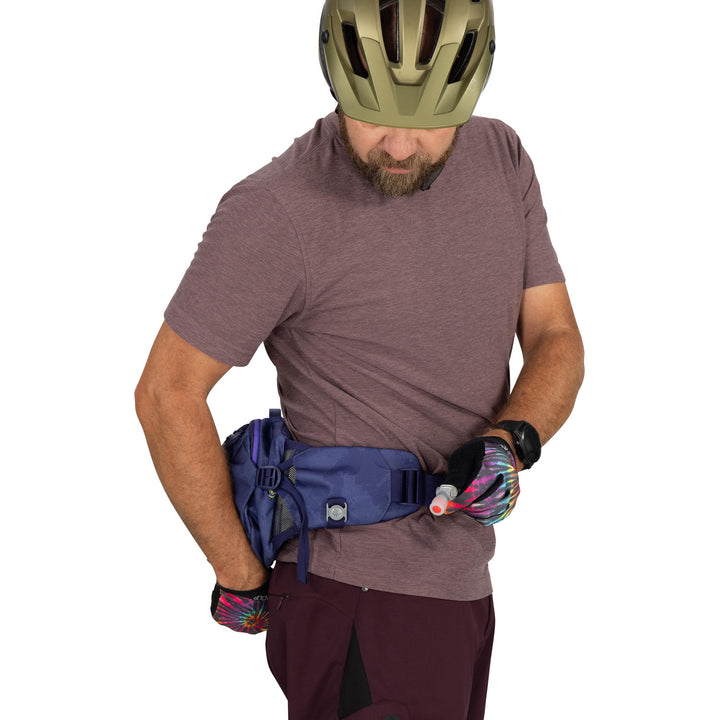Osprey Seral 4 Hydration Waist Pack Botswana Purple Dust Print