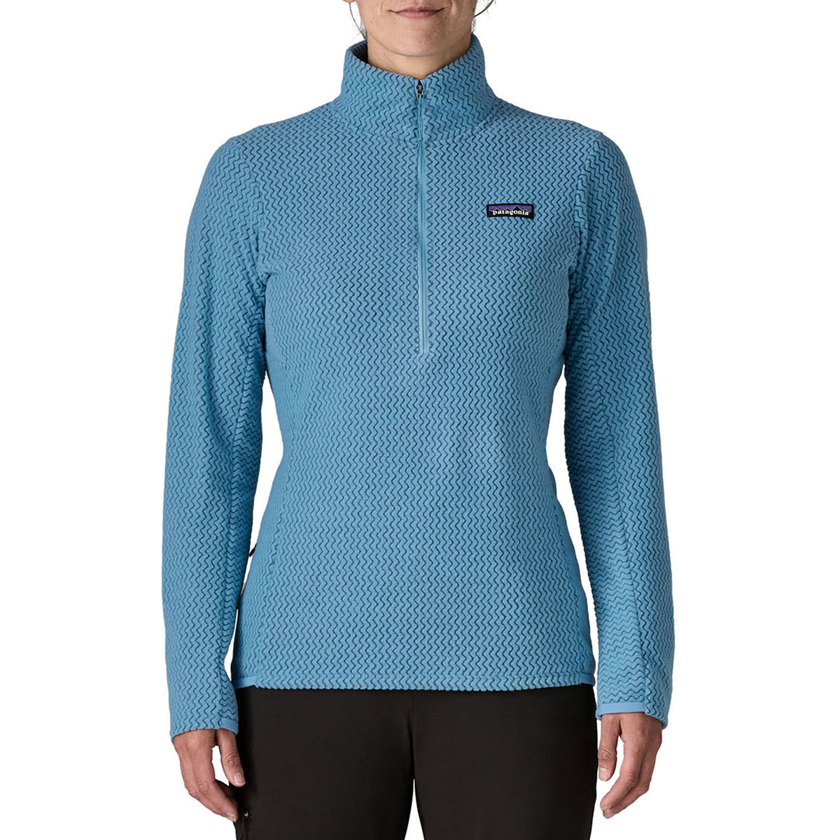 Patagonia R1 Air Zip Neck Top - Women's Shore Blue