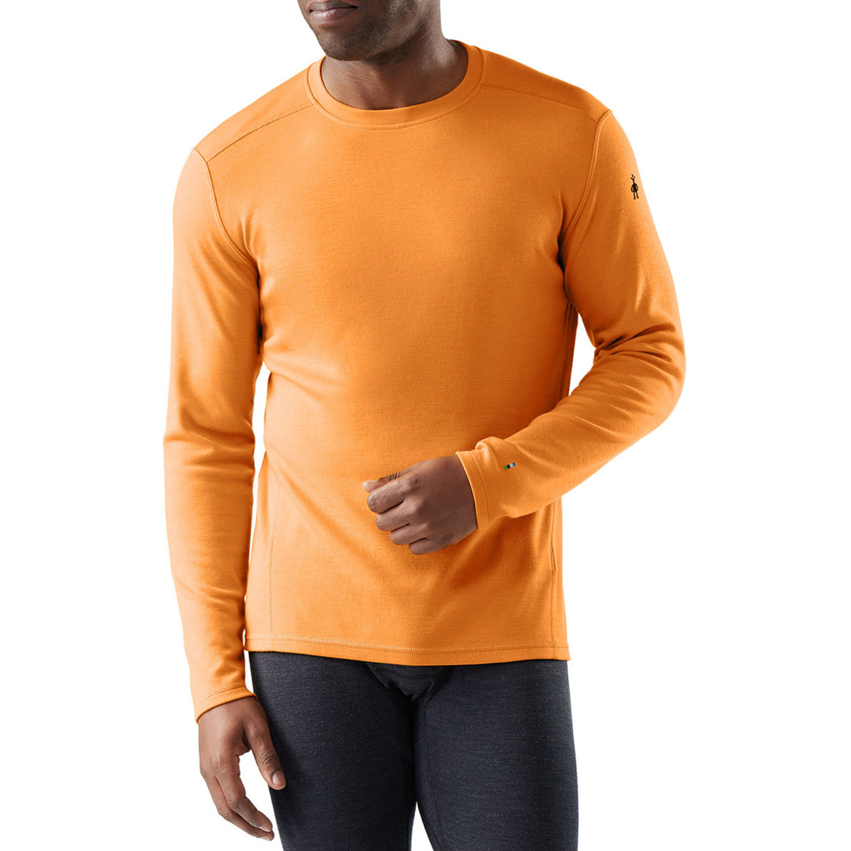 Smartwool Classic Thermal Merino Base Layer Crew Top - Men's Autumn Sun