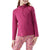 Smartwool Classic Thermal Merino Base Layer 1/4 Zip Top - Kids' Festive Fuchsia Heather