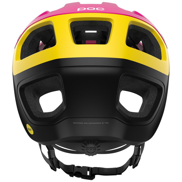 POC Cularis Pure MIPS Bike Helmet Rhos Red Matte/Cirtrine Yellow Matte