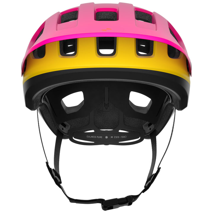 POC Cularis Pure MIPS Bike Helmet Rhos Red Matte/Cirtrine Yellow Matte
