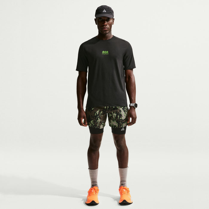 Nike ACG Dri-Fit ADV Solar Chase NGR Short-Sleeve Shirt - Men's Black/Summit White