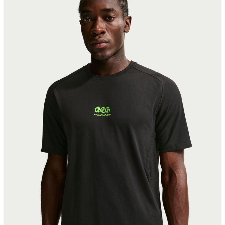 Nike ACG Dri-Fit ADV Solar Chase NGR Short-Sleeve Shirt - Men's Black/Summit White