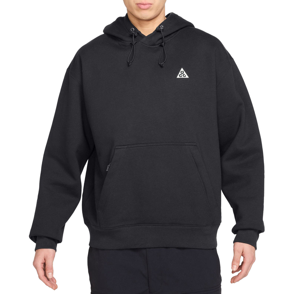 Nike ACG "Tuff Fleece" Hoodie - Men's Black/Anthrecite/Summit White
