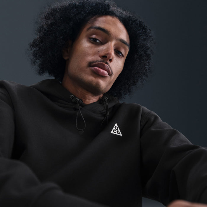 Nike ACG "Tuff Fleece" Hoodie - Men's Black/Anthrecite/Summit White