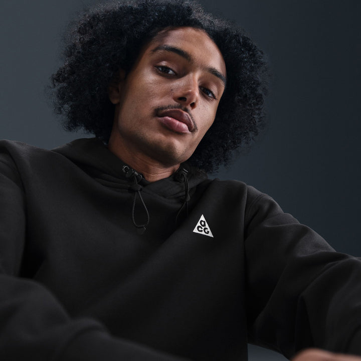 Nike ACG "Tuff Fleece" Hoodie - Men's Black/Anthrecite/Summit White