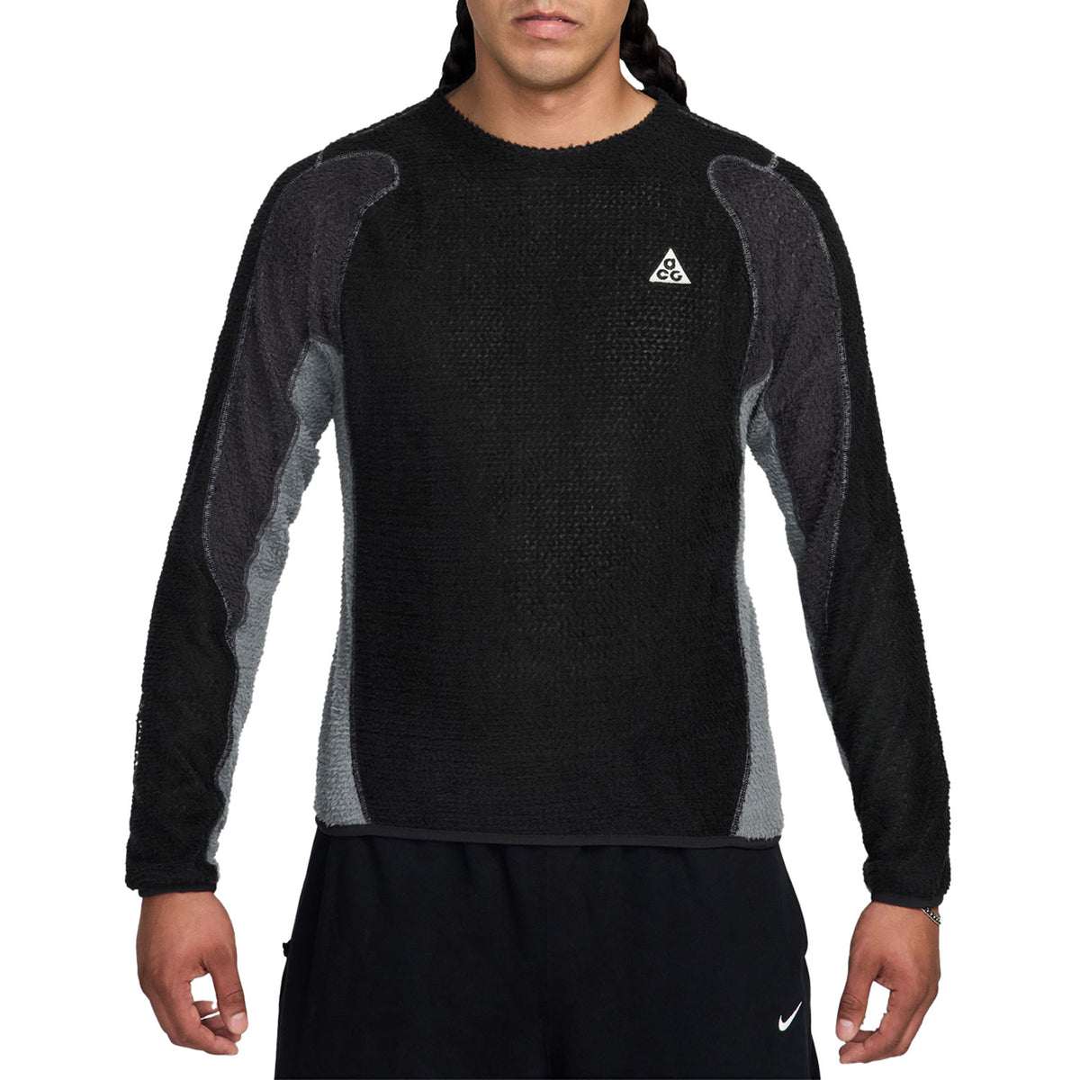 Nike ACG Wolf Lichen Caps Crew - Men's Black/Anthracite/Cool Grey/Summit White