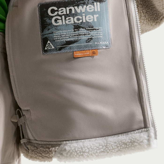 Nike ACG Therma-Fit ADV Windproof Canwell Glacier Full Zip Up - Men's Photon Dust/College Grey/Summit White