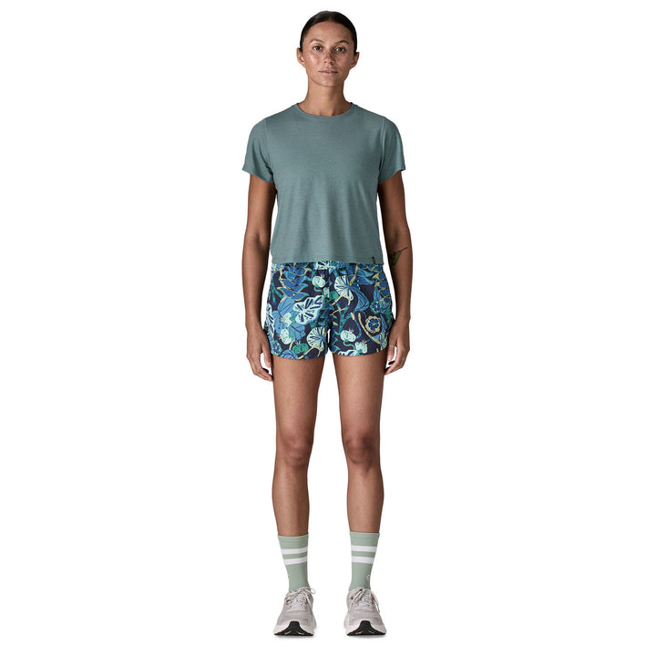 Patagonia Cap Cool Trail Cropped Shirt - Women's Blue Sage