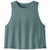 Patagonia Cap Cool Trail Cropped Tank Top - Women's Blue Sage