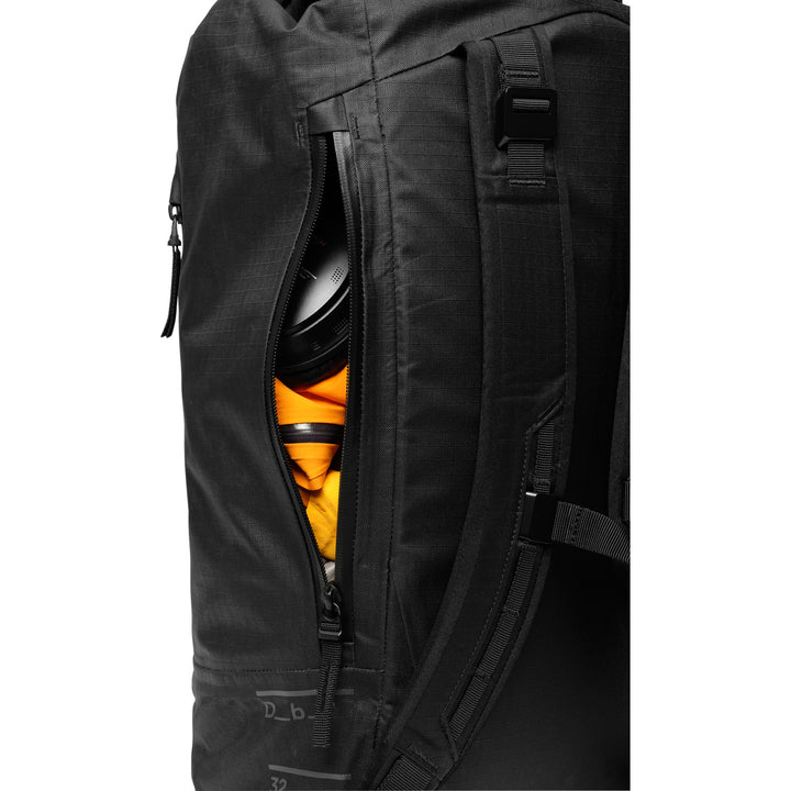 DB Equipment Essential Rolltop 32L Backpack Black Out