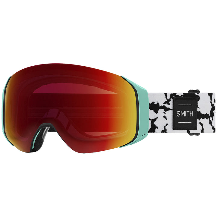 Smith 4D MAG S Goggles Iceberg Marble/ChromaPop Sun Red Mirror + ChromaPop Storm Yellow Flash