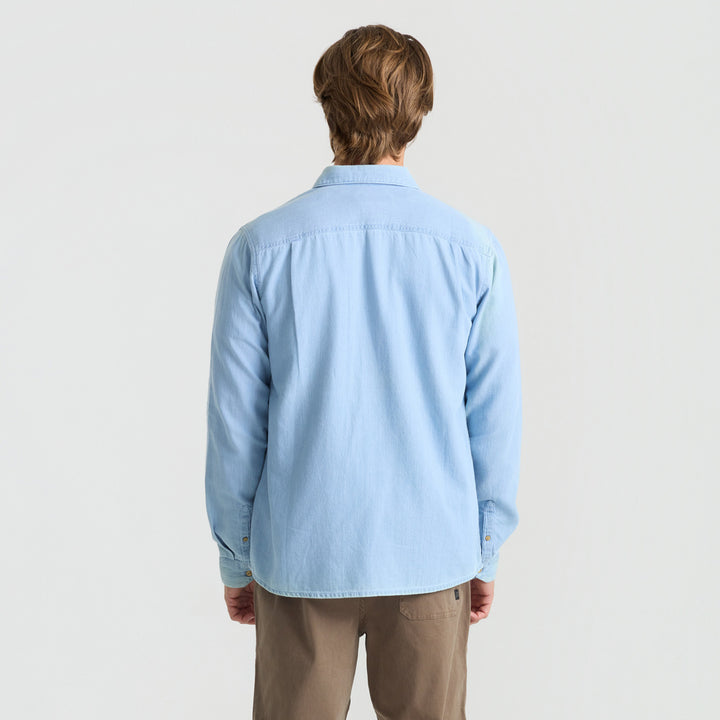 Roark Scholar Chambray Long-Sleeve Shirt - Men's Bleached