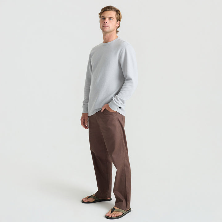 Roark Well Worn Thermal Shirt - Men's Heather Grey