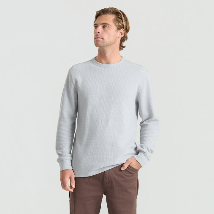 Roark Well Worn Thermal Shirt - Men's Heather Grey