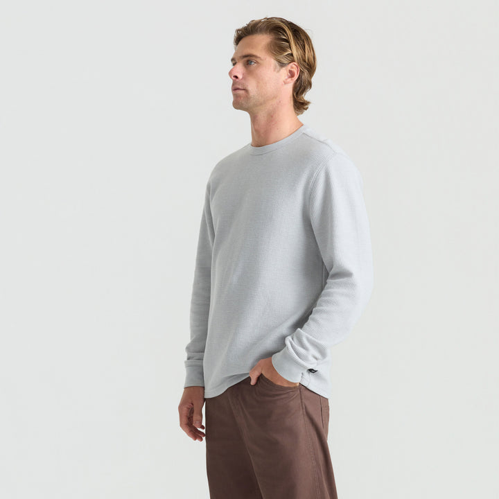 Roark Well Worn Thermal Shirt - Men's Heather Grey