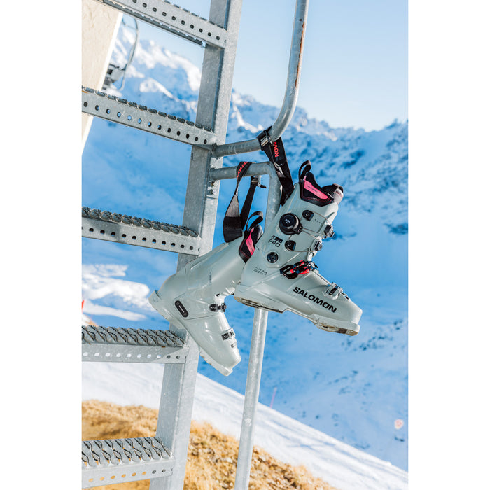 Salomon S/Pro Alpha C BOA 130 Ski Boots 2027 Wrought Iron::Wrought Iron