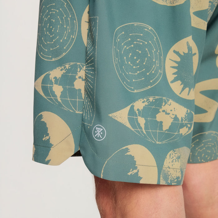 Roark Serrano 7" Shorts - Men's Slate Green