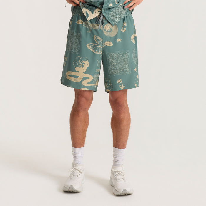 Roark Serrano 7" Shorts - Men's Slate Green