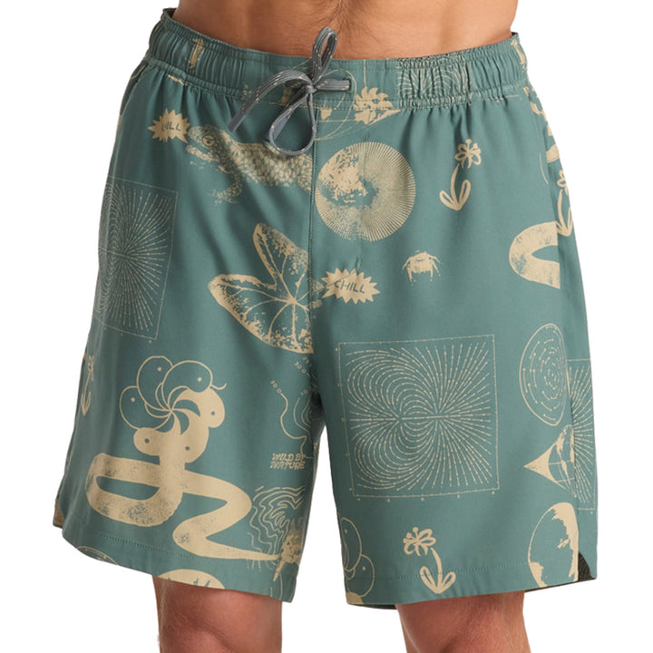 Roark Serrano 7" Shorts - Men's Slate Green