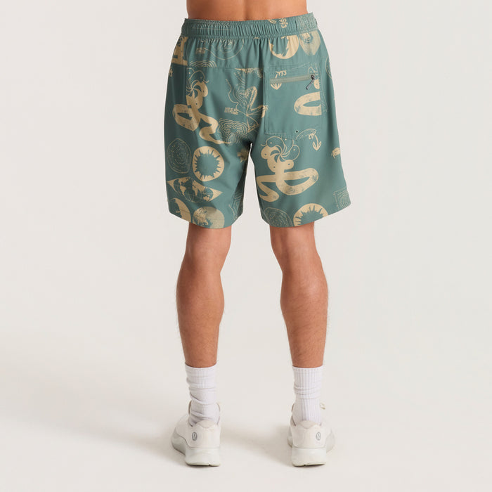 Roark Serrano 7" Shorts - Men's Slate Green