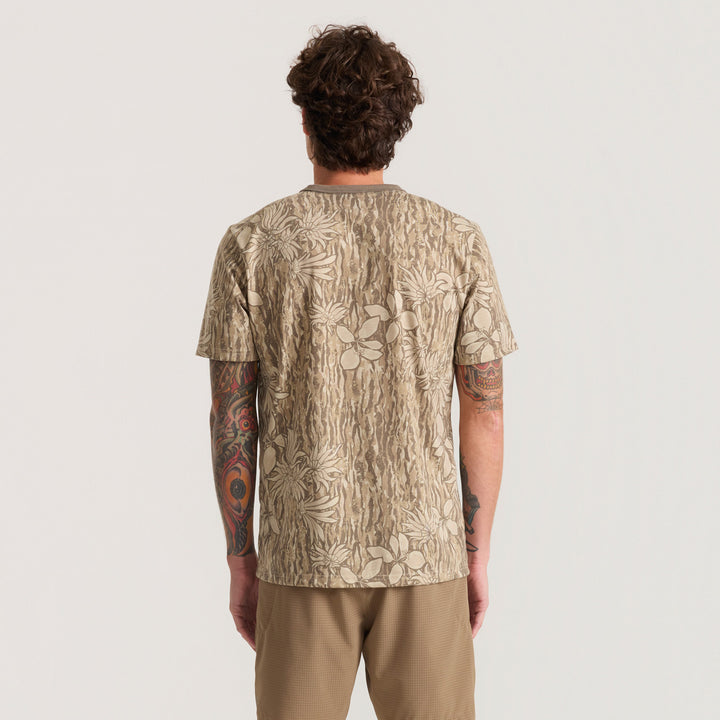 Roark Mathis Active Tie Dye Pocket T-Shirt - Men's Khaki