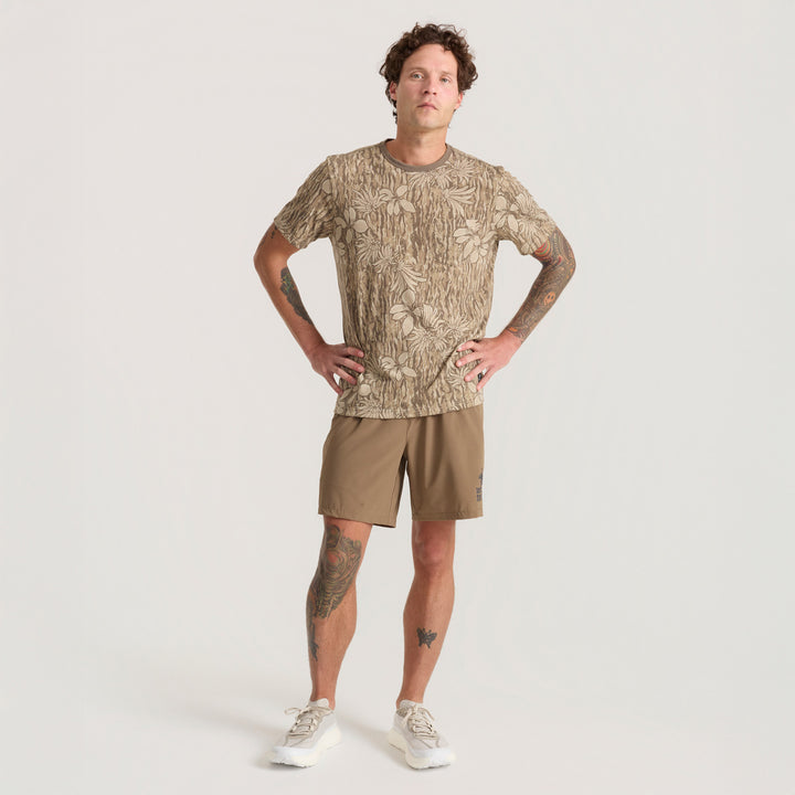 Roark Mathis Active Tie Dye Pocket T-Shirt - Men's Khaki