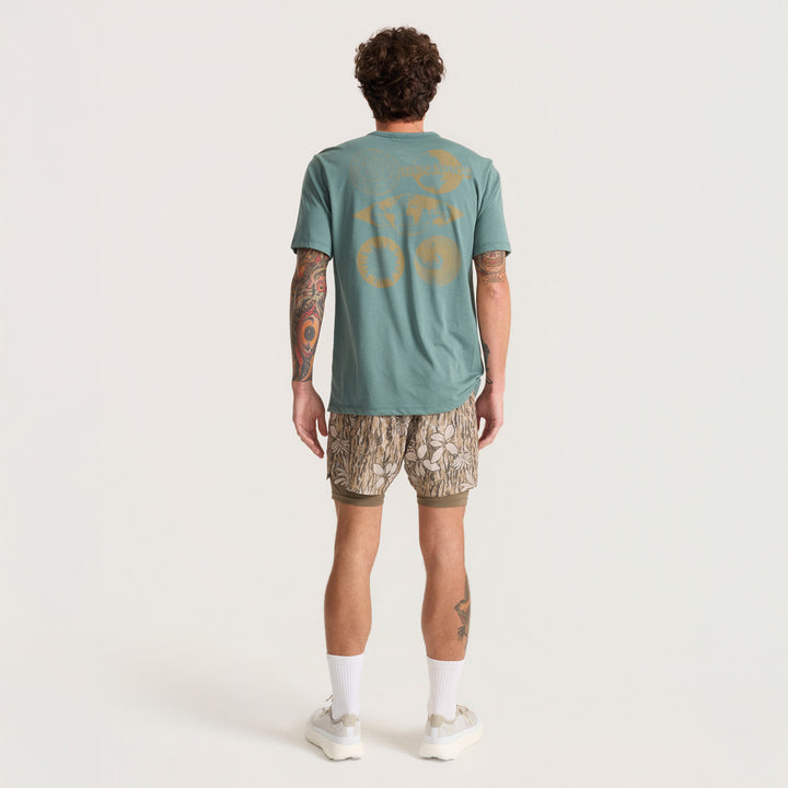 Roark Mathis Active Short-Sleeve T-Shirt - Men's Slate Green WBN