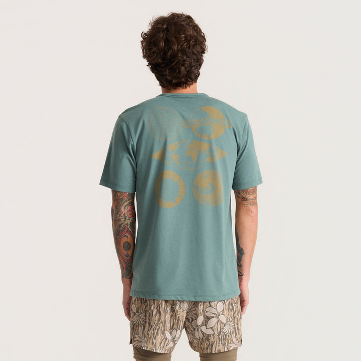 Roark Mathis Active Short-Sleeve T-Shirt - Men's Slate Green WBN