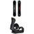 Arbor Red Gerard Pro Snowboard + Season Meld Snowboard Bindings 2026