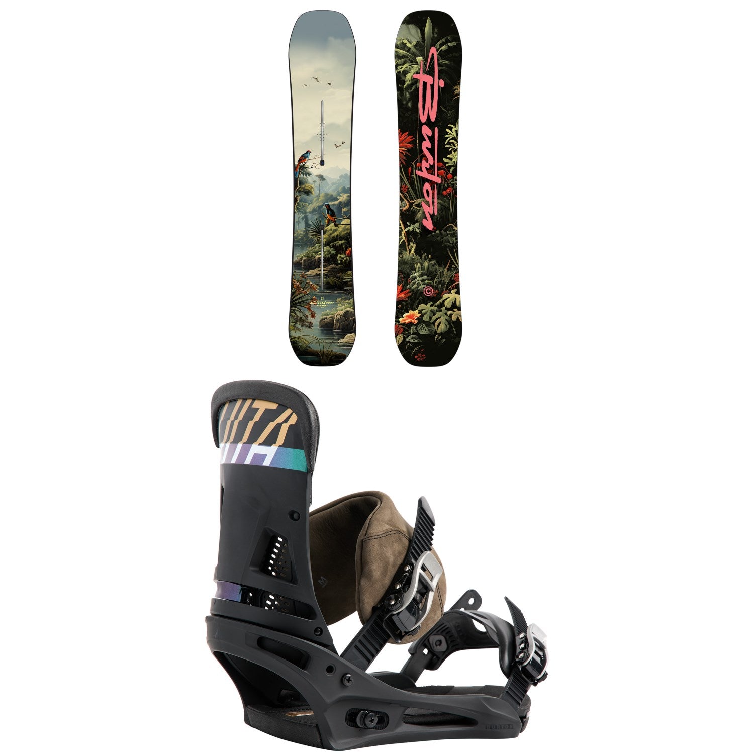 Burton Custom Snowboard + Malavita Snowboard Bindings 2026 – evo