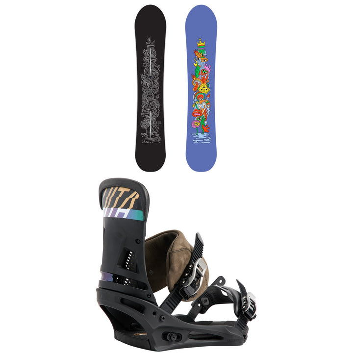 Burton Counterbalance Snowboard + Malavita Snowboard Bindings 2026