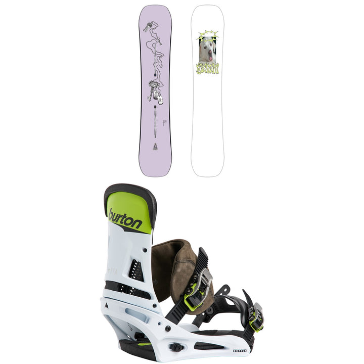 Burton Good Company Snowboard + Malavita Snowboard Bindings 2026